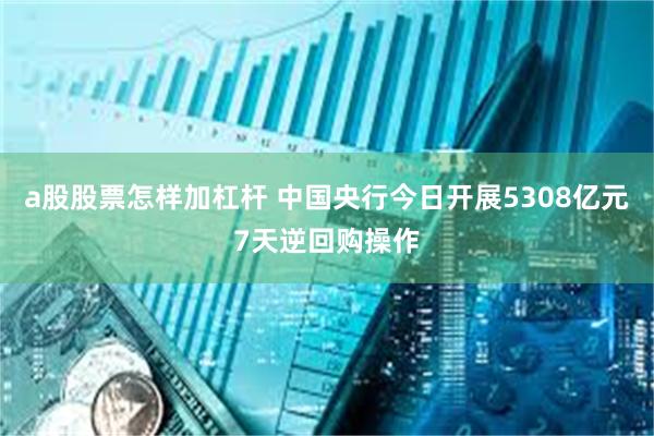 a股股票怎样加杠杆 中国央行今日开展5308亿元7天逆回购操作