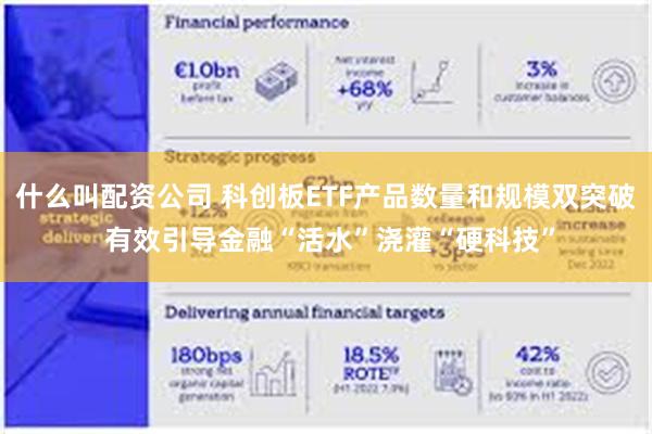 什么叫配资公司 科创板ETF产品数量和规模双突破 有效引导金融“活水”浇灌“硬科技”